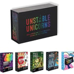 6st Unstable Unicorn Solitaire Game Set - Strategispel för vuxna,för att komplettera Base Unstable Unicorn Solita