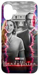 Coque pour iPhone 16 Plus Marvel WandaVision Scarlett With & Vision Glitch Poster