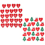 Package Christmas Label Xmas Ornament Advent Calendar Number Gift Felt Sticker