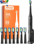 D2  Ultrasonic  Electric  Toothbrush  for  Adults  and  Kids ,  Electric  Toothb