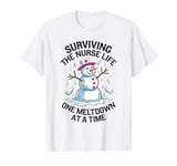 Surviving The School Nurse Life One Meltdown At A Time T-Shirt