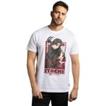 T-shirt Capslab  T-shirt homme regular fit avec print Naruto Shippuden Itachi