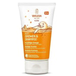 WELEDA Kids 2in1 Shower & Shampoo for children with Orange Fruity 150 ml