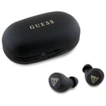 Guess TWS In-Ear Hörlurar Bluetooth Grained Classic Logo - Svart