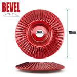 Meule d'angle biseautée plane,ouverture à distance,disque de ponçage,bois,outil automobile,disque convertible pour meuleuse d'angle, - Type 16mm red bevel