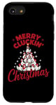 iPhone SE (2020) / 7 / 8 Merry Cluckin' Christmas Funny Chicken Lovers Farm Xmas Case