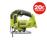 Scie sauteuse pendulaire RYOBI 18 V One+ - Sans batterie ni chargeur - R18JS-0