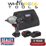 Sealey Cordless Impact Wrench Premier SV20 Series Kit 20V 4Ah