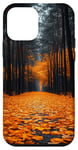 Coque pour iPhone 12 mini Automne Bois Forêt Feuilles Nature Faune