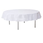 NAPPE RONDE PAPIER INTISSÉ Ø2.40M BLANC