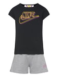 Nkg Knit Short Set / Nkg Knit Short Set Sets Sets With Short-sleeved T-shirt Black Nike