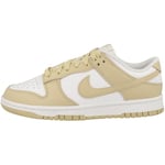 Nike Homme Dunk Low Retro Sneaker, White Team Gold White White, 41 EU