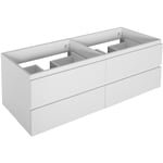 Meuble double vasque blanc 120cm