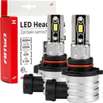 Amio Ledade Billampor H-Mini Serie Hb3 9005/Hir1 9011/H10 6500K Canbus Amio-03334