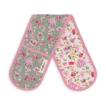 Cath Kidston Friendship Gardens Sage Double Oven Glove