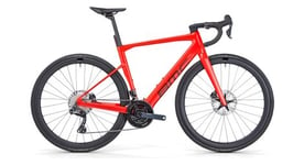 Velo de route electrique bmc roadmachine 01 amp two shimano grx di2 11v 360 wh 700 mm rouge neon 2024