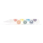 Massage Wand Selenite 7 Chakra -- 15 Cm