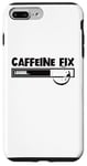 iPhone 7 Plus/8 Plus Caffeine Fix Loading Progress Coffee Lover Bar Funny Case