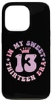 iPhone 13 Pro In My Sweet Thirteen Era 13th Birthday Groovy Retro 13th Case