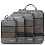 prezon Cubes de Rangement Compressibles, Sac de Rangement Extensible pour organiser vos bagages de voyage, organiseur de bagages pour sac à dos et valise