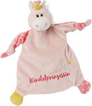 NICI Licorne « Princesse des Couches » 25 x 25 cm partir de 0+ Mois Enfants bébé/Doudou pour Fille & garçon, Étoile, 46730, Rose/Blanc