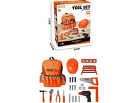 Triton Diy Med Ryggsäck För Barn 3+ Orange + Interaktiv Skruvmejsel + Verktyg + Tillbehör