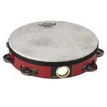 Remo TA-5108-52- Fiberskyn Tambourine Quadura Deep Red, 8"