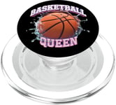 Basketball Queen Joueur de basket-ball PopSockets PopGrip pour MagSafe