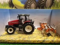 BRI43335 - MASSEY-FERGUSON 6290 + cultivateur - Britains - 1/32