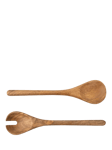 Jamie Oliver Big Love Mango Wood Salad Servers, Set of 2