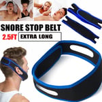 Anti Snore Aid Stop Snoring Strap Sleep Apnea  Belt Jaw Solution Chin Support UK