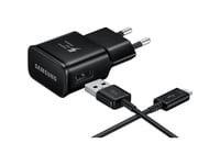 Samsung Samsung 15W USB-A Mains Charger Pack with 1m USB-C to USB-A cable, Black