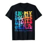 In My Double Digits Era Retro 10 Year Old 10th Birthday Girl T-Shirt