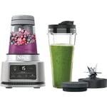 Ninja Foodi Power Nutri 2-in-1 CB100UK 0.7 Litre Blender with 3 Accessories - Silver