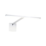 Paulmann 95575 LED Xana 420lm INCL. 1x5,5W gradable Éclairage du Tableau 2700 K Blanc Chaud Lampe Murale, Aluminium, 5.5 W, Alu brossé