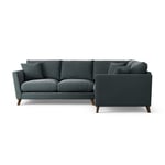 Habitat Lomond Right Hand Corner Sofa - Charcoal Dark Leg 4 Seater