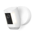 Ring caméra Spotlight Pro filaire (Spotlight Cam Pro Wired) | Caméra de surveillance d'extérieur Vidéo 2K avec Ring Vision | Essai gratuit de Ring Home pendant 30 jours |2 Caméras