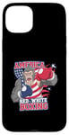 Coque pour iPhone 15 Plus America Red White Boxing Pride - Gorilla Boxing