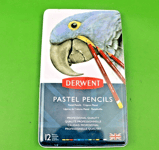 Derwent pastel pencils crayons pastel 12 pencil set   (KS 161)