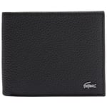 Portefeuille Lacoste  Portefeuille en cuir  homme Ref 54852 noir 12*9*2