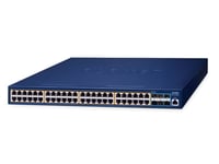 Planet Gs-6311-48P6x, Hanterad, L3, Gigabit Ethernet (10/100/1000), Full Duplex, Strömförsörjning Via Ethernet (Poe) Stöd