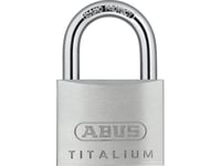 Abus 64Ti/50 B/Dfnli, Konventionellt Hänglås, Tangentlås, Olika Låsning, Gjuten Aluminium, Härdat Stål, 5 Cm