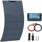 Kit de panneaux solaires, conception flexible, cellules monocristallines, kit solaire 100 W