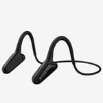 écouteurs à Conduction Osseuse écouteurs Bluetooth sans Fil IPX5 étanches Casques de Sport à Oreille Ouverte pour la Course à Pied, Noir