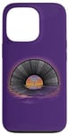 iPhone 13 Pro Retro Vintage Vinyl Sunset Reflection LP Vinyl Record Case