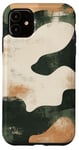 Coque pour iPhone 11 Olive Kaki Camouflage Pinceau Strokes Army Outdoor