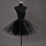 Jupon Long Cerceau Noir,Crinoline,Robe De Rh,Jupe,Sous-Jupe,Accessoires De Mariage,Mariage