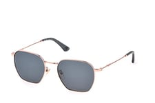 POLICE Men's ORIGINS LITE 14 Sunglasses, SHINY TOTAL ROSE GOLD, 54