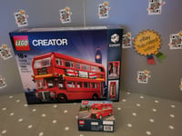 LEGO CREATOR EXPERT LONDON BUS 10258 & 40220 LONDON BUS BOTH NEW AND SEALED