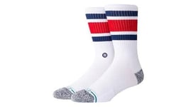 Chaussettes stance boys blanc   rouge